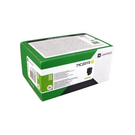 Oryginalny Toner Yellow Lexmark CS730, CS735, CS737, CX730, CX735, CX737 (71C20Y0)