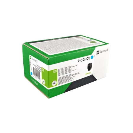 Oryginalny Toner Cyan Lexmark CS730, CX730 (71C2HC0)