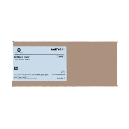 Oryginalny Toner Czarny Konica Minolta Bizhub 3602P (TNP58, TNP-58, AADY011)