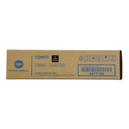 Oryginalny Toner Black Konica Minolta Bizhub C3120i (TNP92K, TNP-92K, AE1Y150)