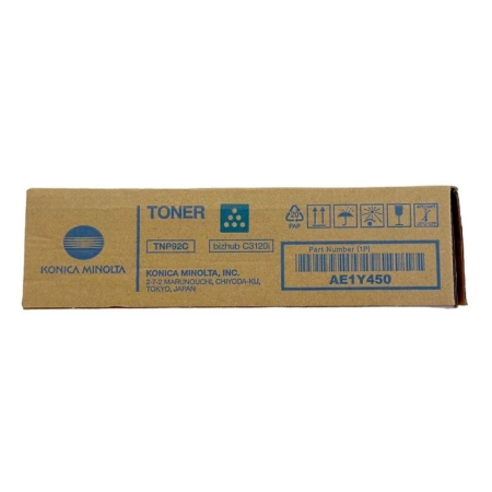 Oryginalny Toner Cyan Konica Minolta Bizhub C3120i (TNP92C, TNP-92C, AE1Y450)