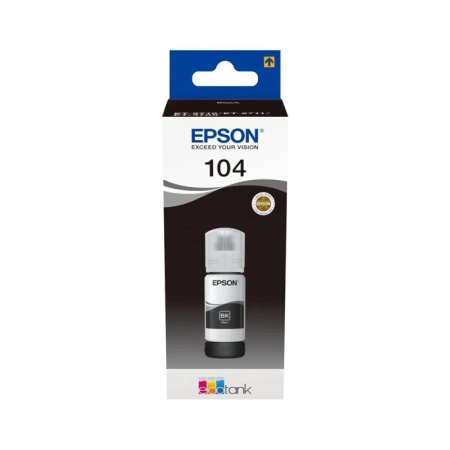 Oryginalny Tusz w butelce Black Epson 104 (T00P1, C13T00P140)