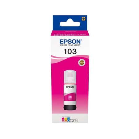 Oryginalny Tusz w butelce Magenta Epson 103 (T00S3, C13T00S34A)