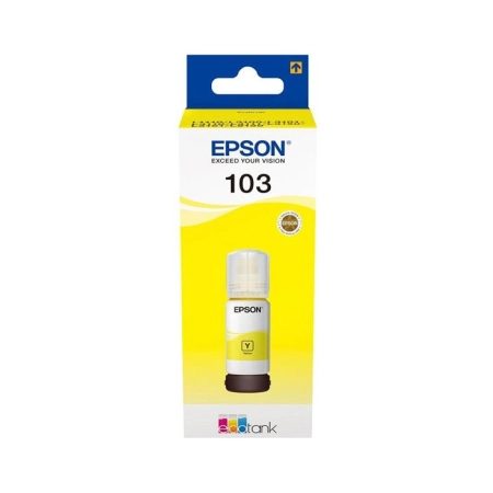 Oryginalny Tusz w butelce Yellow Epson 103 (T00S4, C13T00S44A)