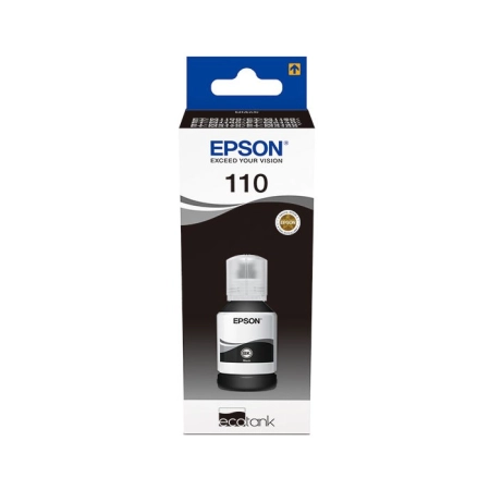 Oryginalny Tusz w butelce Czarny Epson 110 (T03P1, C13T03P14A)