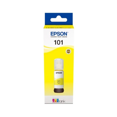 Oryginalny Tusz w butelce Yellow Epson 101 (T03V4, C13T03V44A)