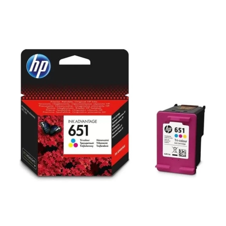 Oryginalny Tusz Trójkolorowy HP 651 (C2P11AE)