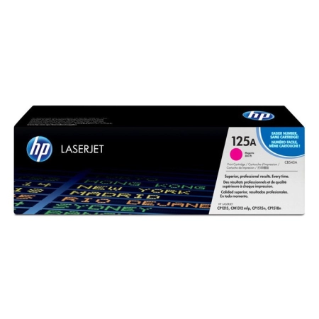 Oryginalny Toner Magenta HP Color LaserJet CM1312, CP1215, CP1515, CP1518 (125A CB543A)