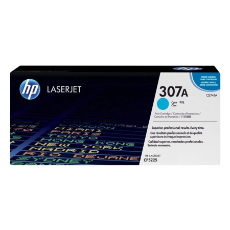 Oryginalny Toner Cyan HP Color LaserJet Professional CP5225 (307A CE741A)
