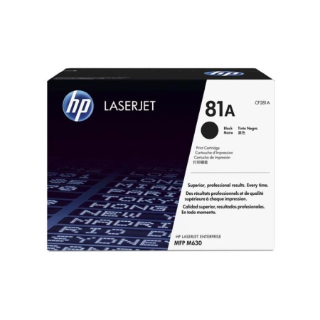 Oryginalny Toner Czarny HP LaserJet Enterprise M604, M605, M606, M630 (81A CF281A)