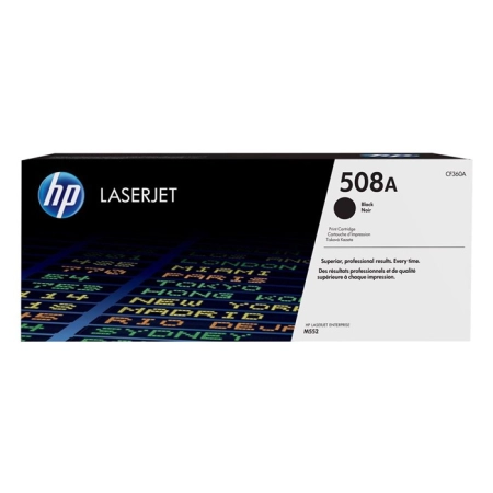 Oryginalny Toner Black HP Color LaserJet Enterprise M552 (508A CF360A)