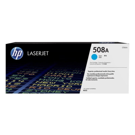 Oryginalny Toner Cyan HP Color LaserJet Enterprise M552 (508A CF361A)