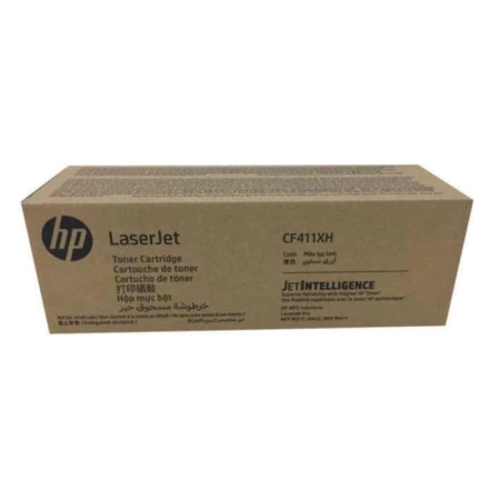 Oryginalny Toner Cyan HP Color LaserJet Pro M377, M452, M477 (410XH CF411XH), kompatybilne z CF411X