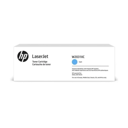 Oryginalny Toner Cyan HP Color LaserJet Color Pro M454, M479, MFP M454, MFP M479, Enterprise M455, MFP M480, Managed E45028, E47528 (415XC W2031XC), k