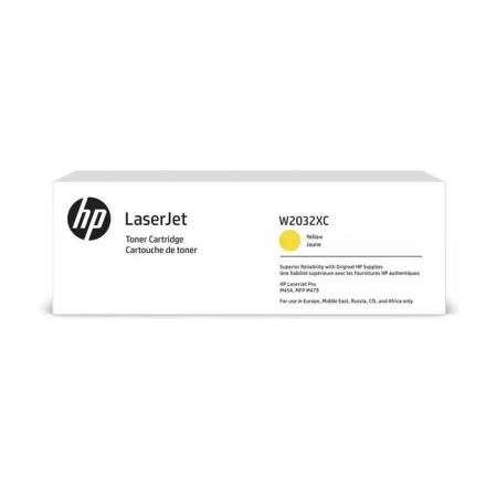 Oryginalny Toner Yellow HP Color LaserJet Color Pro M454, M479, MFP M454, MFP M479, Enterprise M455, MFP M480, Managed E45028, E47528 (415XC W2032XC),