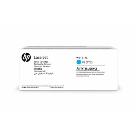 Oryginalny Toner Cyan HP LaserJet Color Enterprise M554, M555, M578 MFP (212XC W2121XC), kompatybilne z W2121X