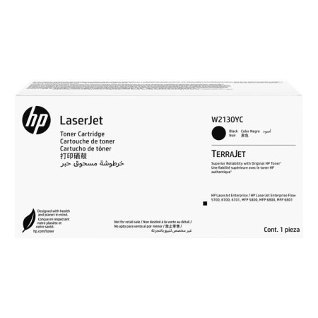 Oryginalny Toner Black HP LaserJet 5700, 5800, 6700, 6701, 6800, 6801 (213YC W2130YC), kompatybilne z W2130Y