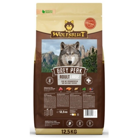 Wolfsblut Dog Grey Peak Large - koza i bataty 12,5kg