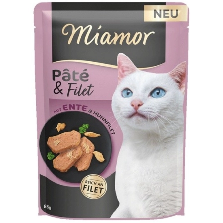Miamor Pate & Filet Kaczka & Kurczak saszetka 85g
