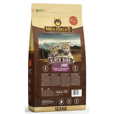 Wolfsblut Dog Black Bird Puppy Large - indyk i bataty 12,5kg
