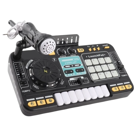 Konsola Dj dla dzieci Organki Zabawka muzyczna Elektroniczny Mikser Kontroler Mikrofon Konsoleta Światło LED-2057163