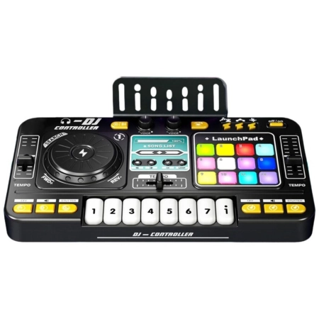 Konsola Dj dla dzieci Organki Zabawka muzyczna Elektroniczny Mikser Kontroler Mikrofon Konsoleta Światło LED-2057164