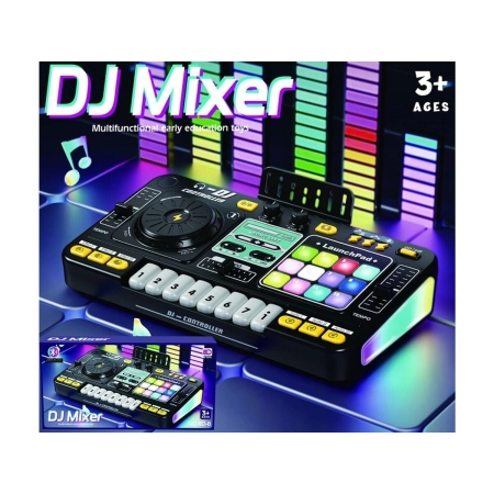 Konsola Dj dla dzieci Organki Zabawka muzyczna Elektroniczny Mikser Kontroler Mikrofon Konsoleta Światło LED-2057172