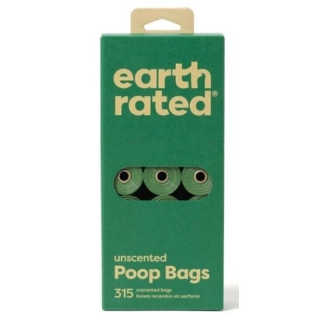 Earth Rated Woreczki ekologiczne do zbierania odchodów 21x15szt bezzapachowe