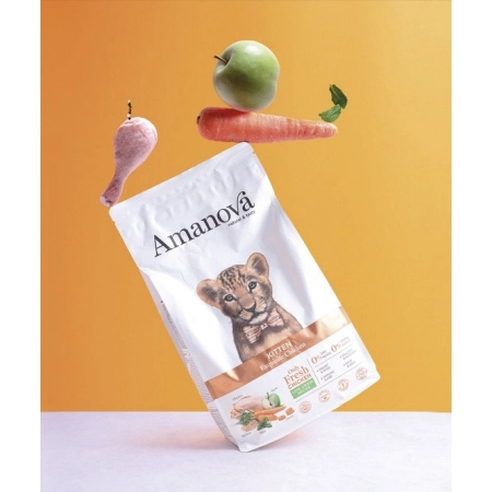 Amanova Cat Kitten Exquisite Chicken - kurczak 4kg-2057752