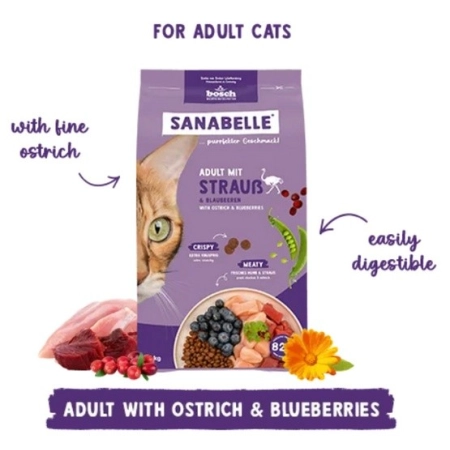 Sanabelle Adult Strauss - ze strusiem 2kg-2057845