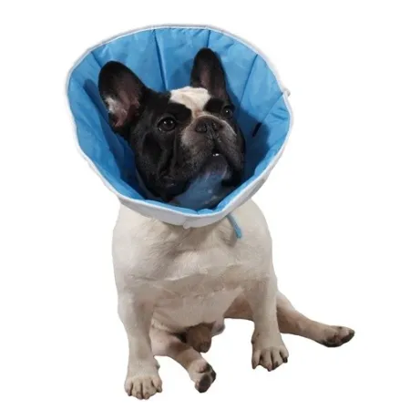 Grande Finale Kołnierz pozabiegowy z tkaniny rozmiar 3 niebieski [WET/KT/3(L)]