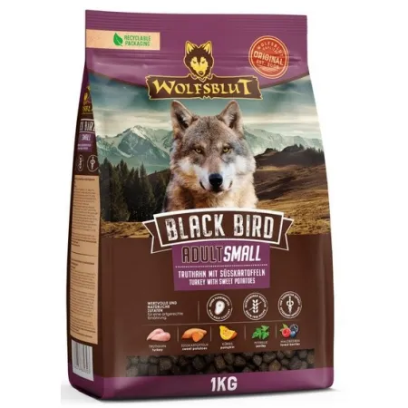 Wolfsblut Dog Black Bird Adult Small - indyk i bataty 1kg