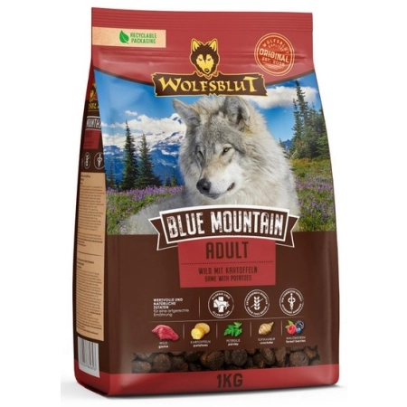 Wolfsblut Dog Blue Mountain Adult - dziczyzna i ziemniaki 1kg