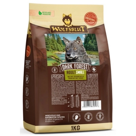 Wolfsblut Dog Dark Forest Small - dziczyzna i bataty 1kg