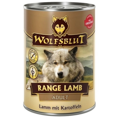 Wolfsblut Dog Range Lamb Adult - jagnięcina i ziemniaki puszka 395g