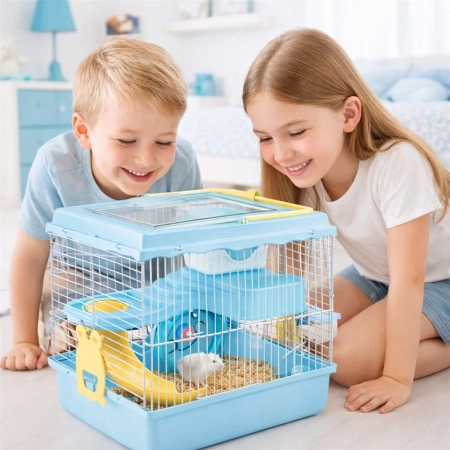 Furrever Friends Miku Easy Small Blue - klatka dla małych gryzoni zestaw-2059331