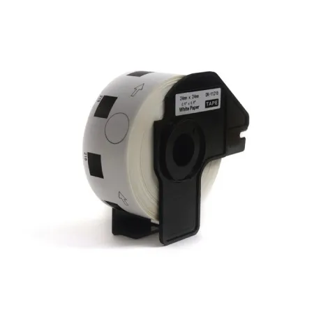 Etykiety JetWorld Zamiennik Brother DK Czarny na Białym średnica 24*1000 szt.  DK11218, DK-11218, DK11.218