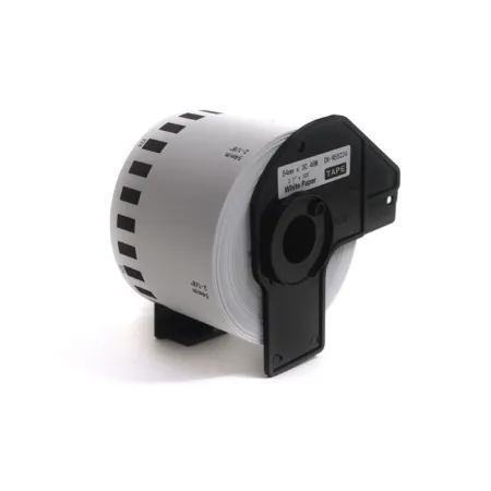 Etykiety JetWorld Zamiennik Brother DK Czarny na Białym 54mm*30.48m bez kleju DK-N55224