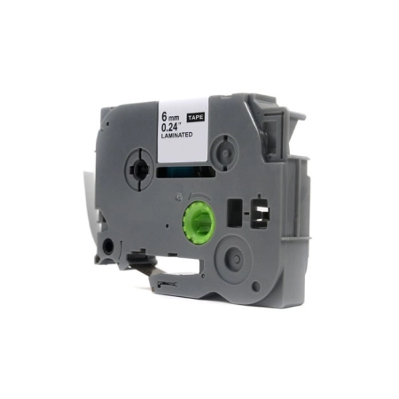 Taśma elastyczna JetWorld Czarny na Żółtym Zamiennik Brother 6mm x 8m TZe-FX611 (TZEFX611, TZFX611, TZ-FX611, AZEFX611, AZFX-611)