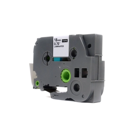 Taśma elastyczna JetWorld Czarny na Żółtym Zamiennik Brother 18mm x 8m TZe-FX641 (TZEFX641, TZFX641, TZ-FX641, AZFX641, AZFX-641)