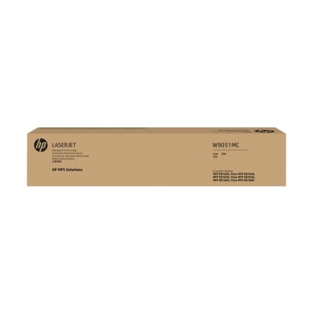 Oryginalny Toner Cyan HP LaserJet Managed E87640, E87650, E87660 (W9051MC)
