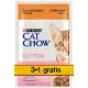 Purina Cat Chow Kitten Indyk i cukinia saszetki 3+1 GRATIS 4x85g