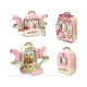 Królik w Plecaku Zabawka 3w1 Mini Farma Ogródek Plecak Domek Dla Lalek-2053745