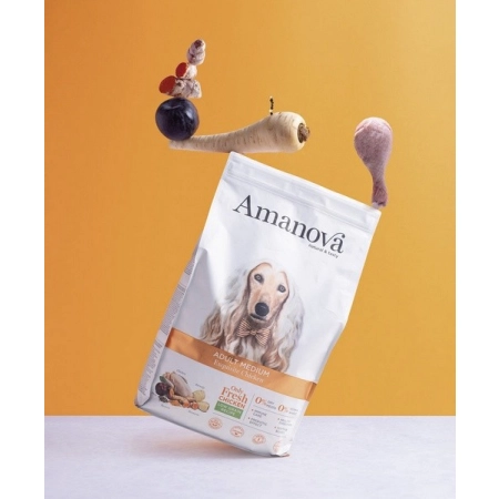 Amanova Dog Adult Medium Exquisite Chicken - kurczak 2kg-2060446