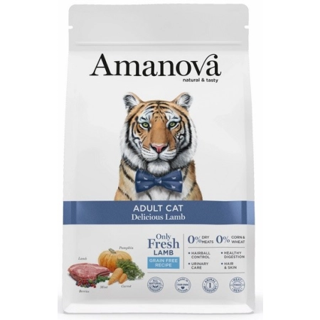 Amanova Cat Adult Delicious Lamb - jagnięcina 4kg