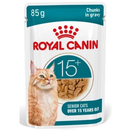 Royal Canin Ageing +15 karma mokra dla kotów dojrzałych w sosie saszetka 85g