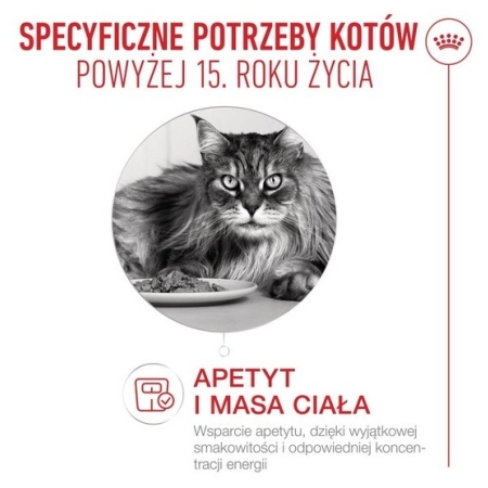 Royal Canin Ageing +15 karma mokra dla kotów dojrzałych w sosie saszetka 85g-2060645