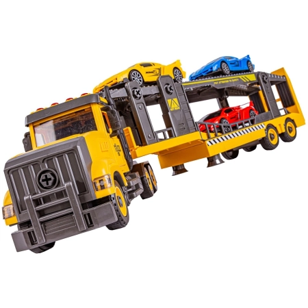 Ciężarówka do rozkręcania i skręcania Laweta Transporter + Samochody Auta-2061401