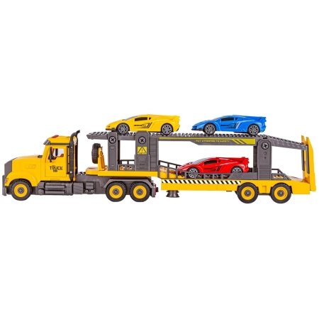 Ciężarówka do rozkręcania i skręcania Laweta Transporter + Samochody Auta-2061405