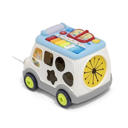 Multifunkcyjny Edukacyjny Samochód Autobus Do Skręcania Pianinko Sorter-2061704